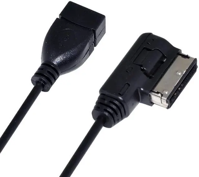 Alt view image 4 of 7 - Media in AMI MDI USB AUX Flash Drive Adapter Cable for Car VW 2014 A4 A6 Q5 Q7