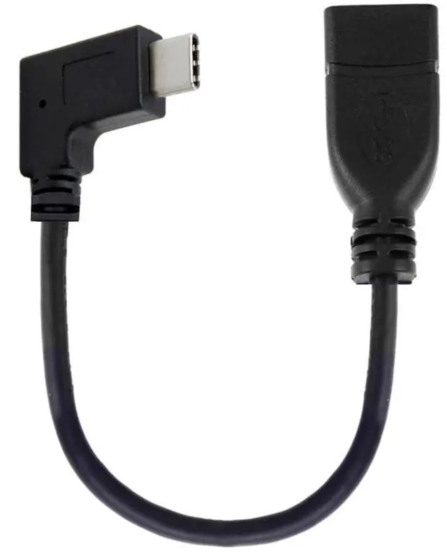 Main image of USB-C USB 3.1 Type C Male to A Female OTG Data Cable 90 Degree Right Angled for Tablet Phone 20cm