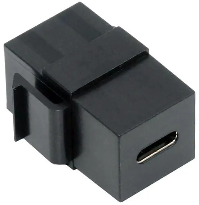 Main image of 480Mbps USB2.0 USB-C Female to Type-C Female Extension Keystone Jack Coupler Adapter for Wall Plate Panel USB Cable