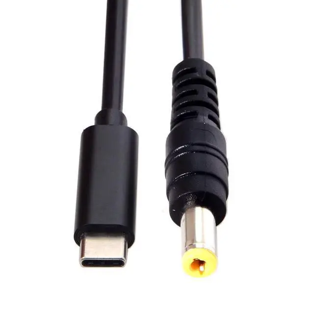 Alt view image 4 of 7 - Type C USB-C Input to Rectangle 5.5x2.5mm Power PD Charge Cable for Laptop Notebook (5.5x2.5mm)