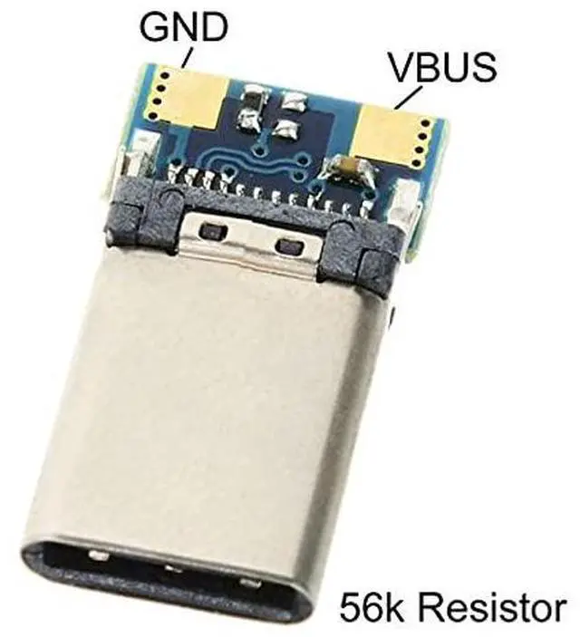 Alt view image 4 of 4 - DIY 24pin USB 3.1 Type C USB-C Male Plug Connector SMT Type with PC Board