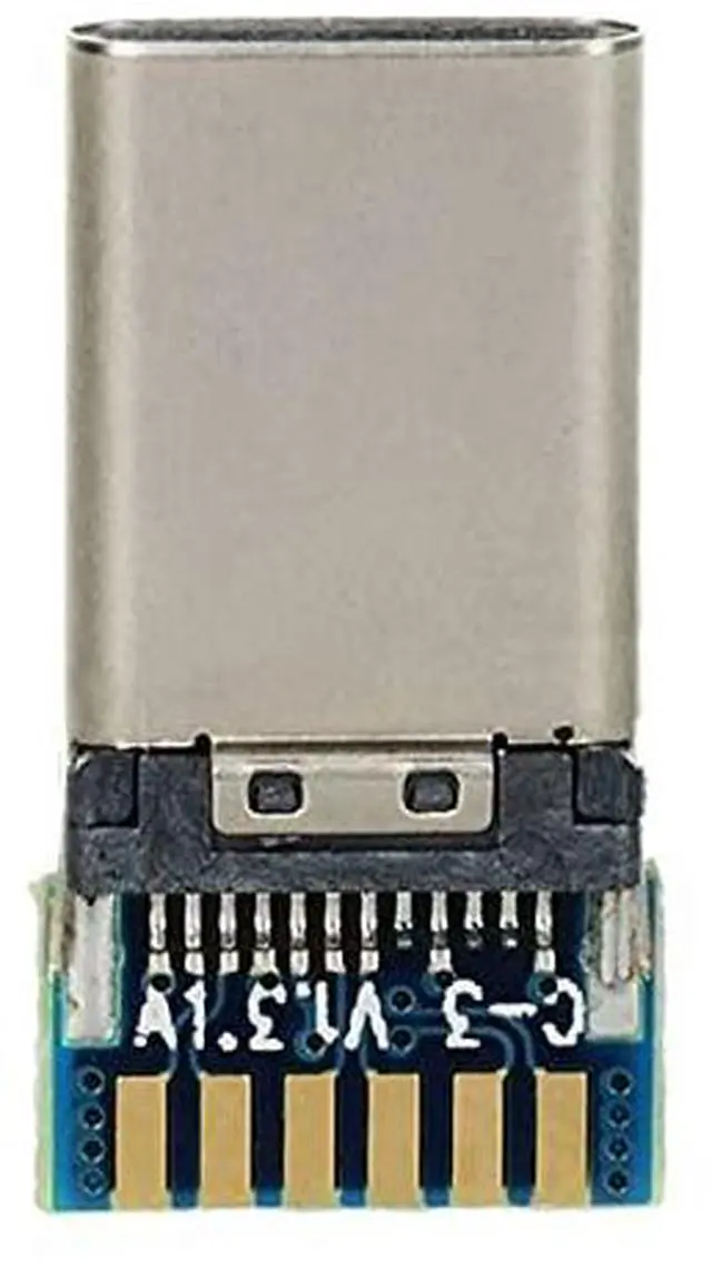 Alt view image 3 of 4 - DIY 24pin USB 3.1 Type C USB-C Male Plug Connector SMT Type with PC Board