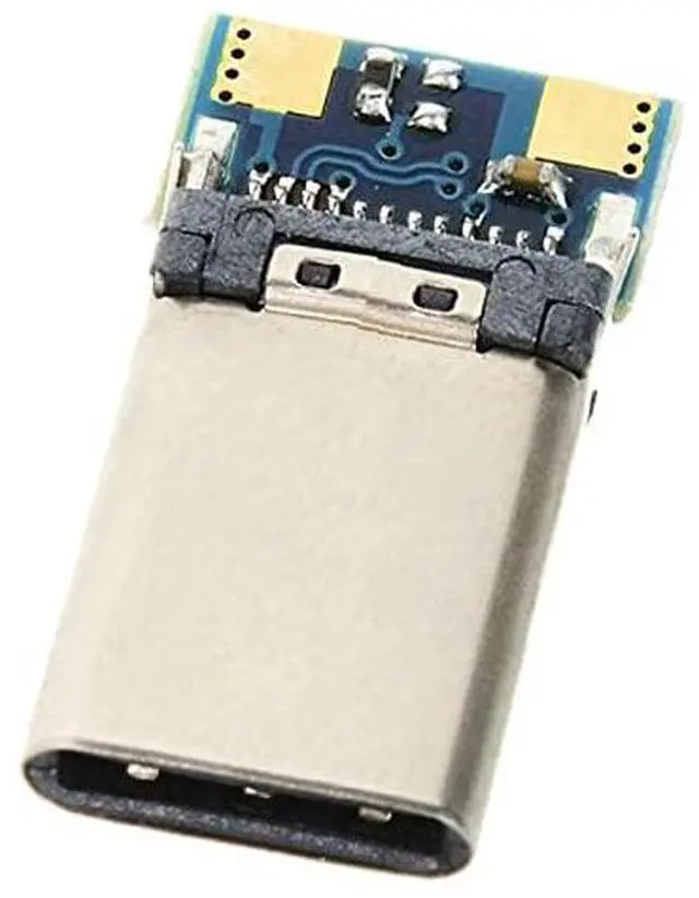 Main image of DIY 24pin USB 3.1 Type C USB-C Male Plug Connector SMT Type with PC Board