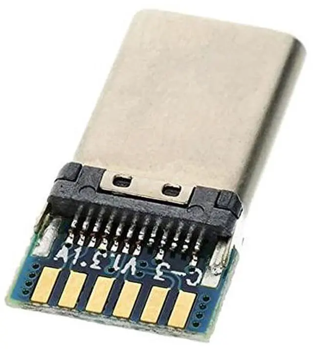 Alt view image 2 of 4 - DIY 24pin USB 3.1 Type C USB-C Male Plug Connector SMT Type with PC Board