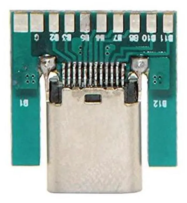 Alt view image 5 of 6 - DIY 24pin USB 3.1 Type C Female Socket Connector SMT Type with PC Board