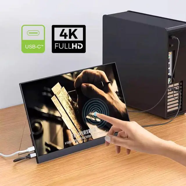 Alt view image 2 of 7 - Mini Displayport 1.4 Input PCI-E Express 4X to Dual USB 3.1 Type-C USB-C 10Gbps & 4K 60hz Output Desktop Graphics Expansion Card Adapter ASM3142