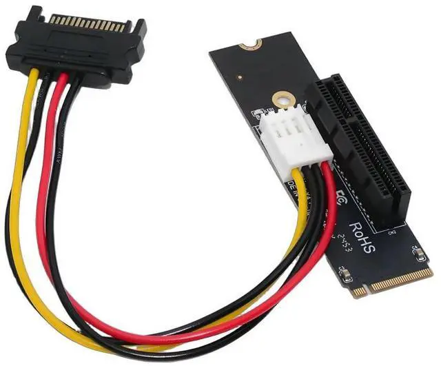 Main image of PCI-E 4.0 NVMe M-Key M.2 NGFF Extender to PCI-E X1 X4 X8 X16 Graphics Card Riser Adapter PCI-Express for M2 2260 2280