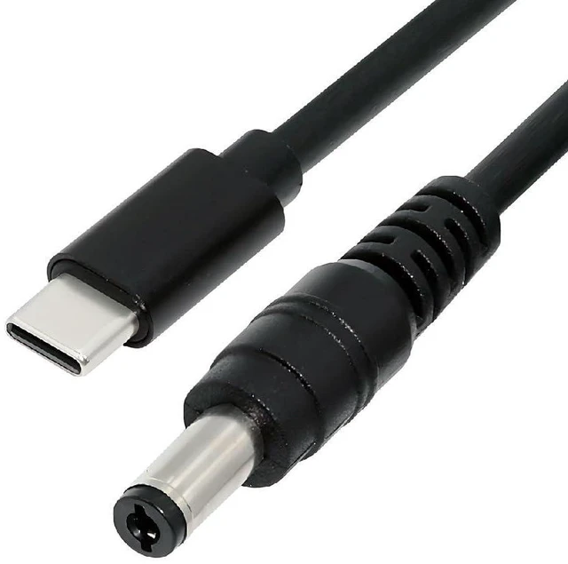 Main image of USB-C PD20V USB 3.1 Type-C Male Input to DC 12V Output 5.5x2.1mm Plug Cable PD Emulator Trigger Cord 150cm