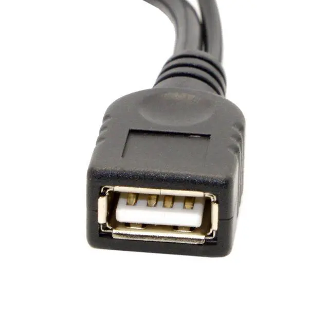 Alt view image 6 of 7 - USB-C Type-C USB 3.1 to USB 2.0 Female OTG Data Cable with Power for Cell Phone Pro