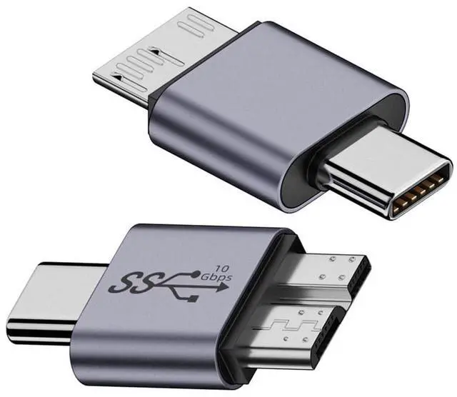 Main image of 10Gbps USB-C Type C Female to USB 3.0 Micro Male Data Power Adapter for Laptop SSD Disk