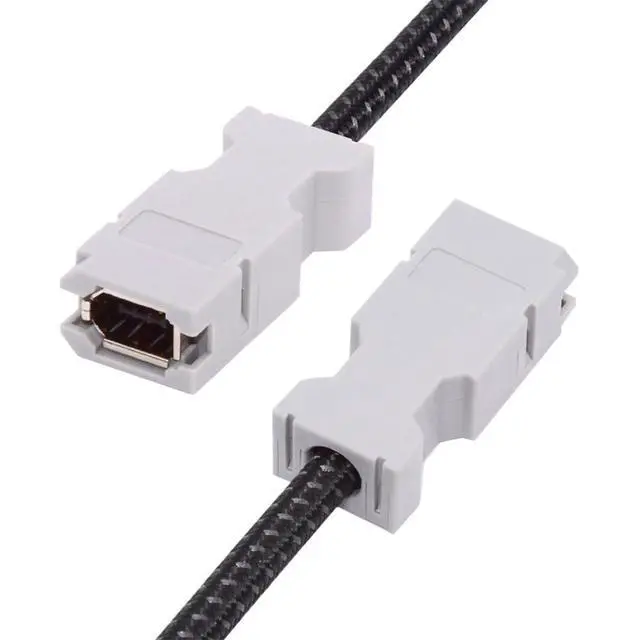 Alt view image 5 of 7 - IEEE 1394 6Pin CN3 Socket 55100-0670 SM-6E I/O Connector Female JZSP-CMP9-1-E Compatible with Yaskawa Panasonic Servo 54280-0609