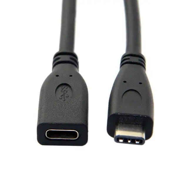 Alt view image 3 of 6 - USB-C USB 3.1 Type C Male to Female Extension Data Cable for Laptop Tablet Mobile Phone 1m