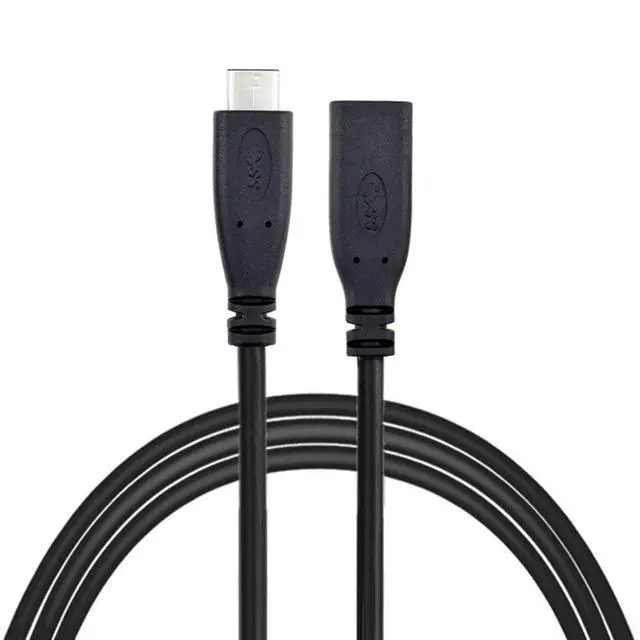 Alt view image 2 of 6 - USB-C USB 3.1 Type C Male to Female Extension Data Cable for Laptop Tablet Mobile Phone 1m