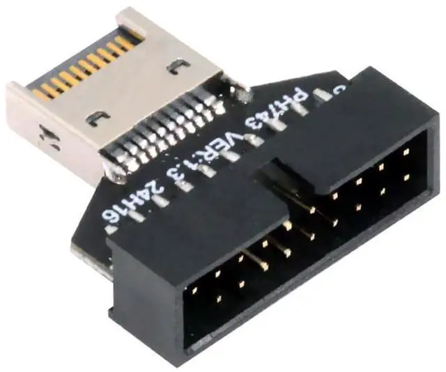 Main image of 20Gbps USB 3.1 Type-E IDC Socket Front Panel Header to 20Pin USB 3.0 Header Extension Adapter for Desktop Motherboard