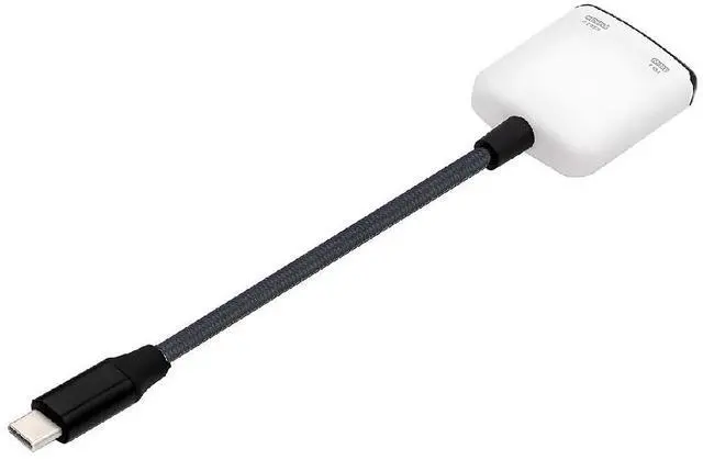 Main image of 2 in 1 AR Glass Adapter 3.94 Inch,USB C 1 to 2 Data Charging Splitter Support USB 2.0/8K@60Hz PD100W Compatible with Switch/Steam Deck/Rog Ally/Phone/Tablet White