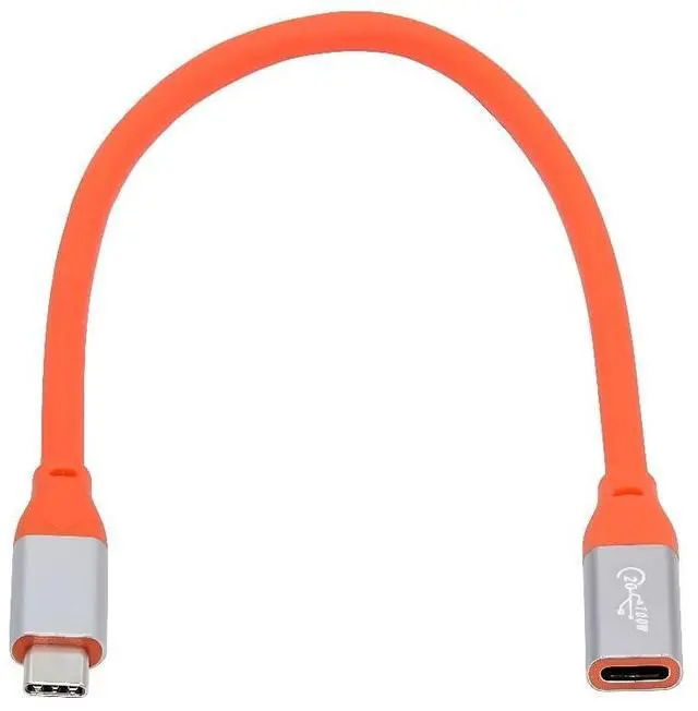 Main image of USB4 20Gbps Male to Female Ultra Soft High Flex Cable Supports 100W Charging & 8K Display TB3/TB4 Compatible 30CM