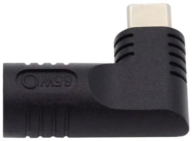 Main image of 2.5x0.7mm Input DC Jack to Type-C USB-C Power Plug Charge Angled 90 Degree Adapter for Laptop Phone