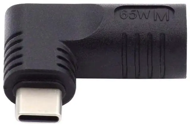 Main image of 4.5x3.0mm Input DC Jack to Type-C USB-C Power Plug Charge Angled 90 Degree Adapter for Laptop Phone