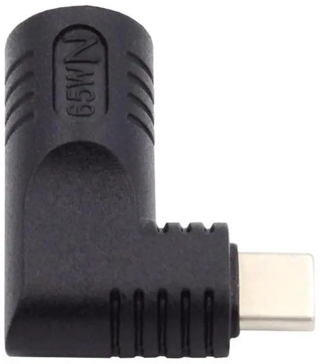 Main image of 3.5x1.3mm Input DC Jack to Type-C USB-C Power Plug Charge Angled 90 Degree Adapter for Laptop Phone