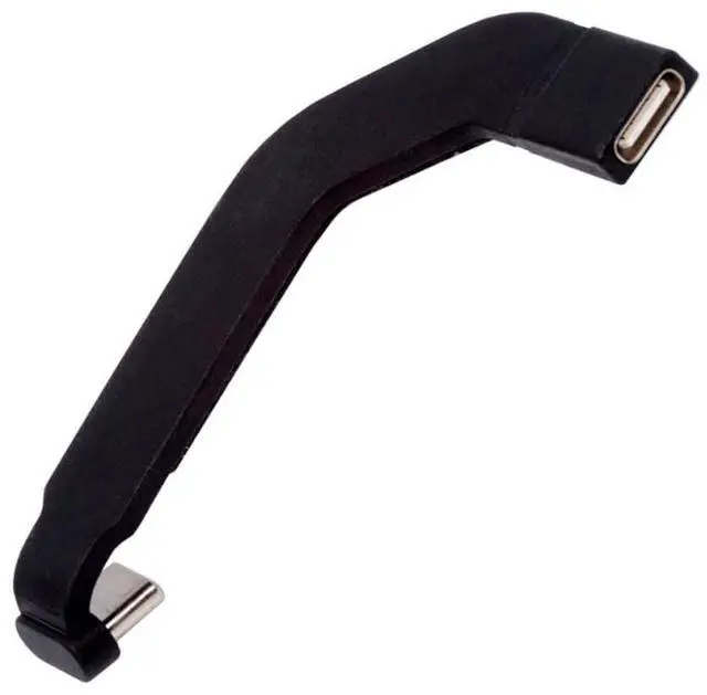 Main image of 65W Fast Charge Type-C Ultra Slim Data Cable Male to USB-C Female Extension Protector Connector U Shape Angled for Tablet Phone