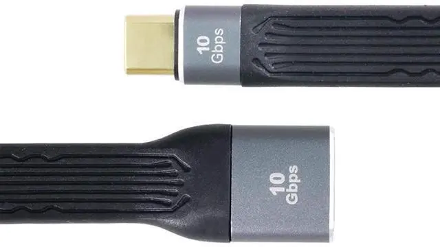Alt view image 6 of 7 - USB 3.1 Type C Male Host to USB3.0 Type A Female OTG Flat Slim FPC Data Cable for Laptop & Phone