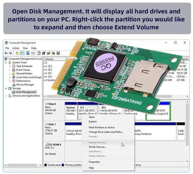Alt view image 7 of 7 - MSATA 30x50mm to Micro SD T-Flash TF Card Rearder Adapter Embedded for Industrial Mobile SSD