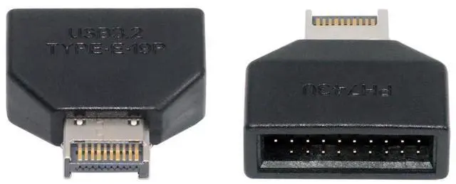 Main image of Type-E USB 3.1 Front Panel Header Male to USB 3.0 20Pin Female Motherboard Port Expansion Adapter with Chipset