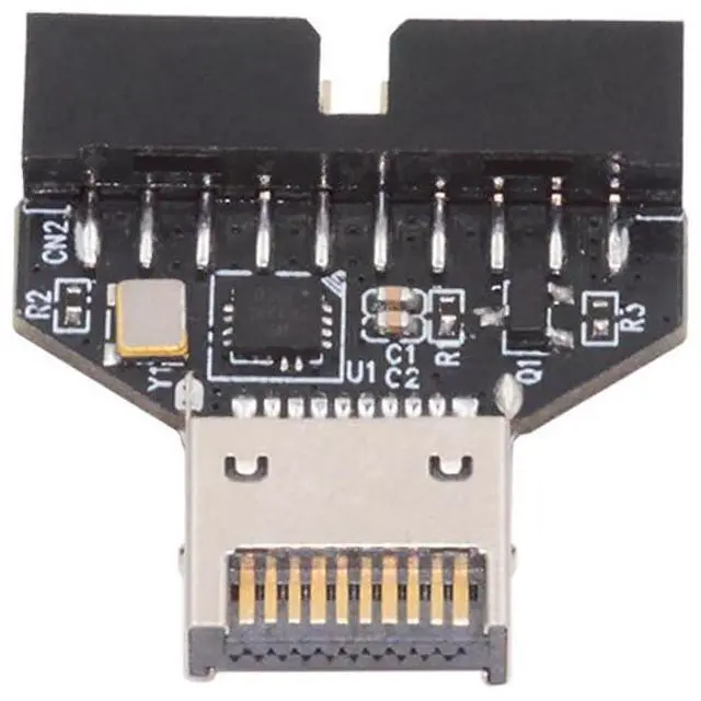 Main image of 10Gbps IDC Socket Type-E USB 3.1 Front Panel Header to USB 3.0 20Pin Header Extension Adapter with CH334P for Desktop Motherboard