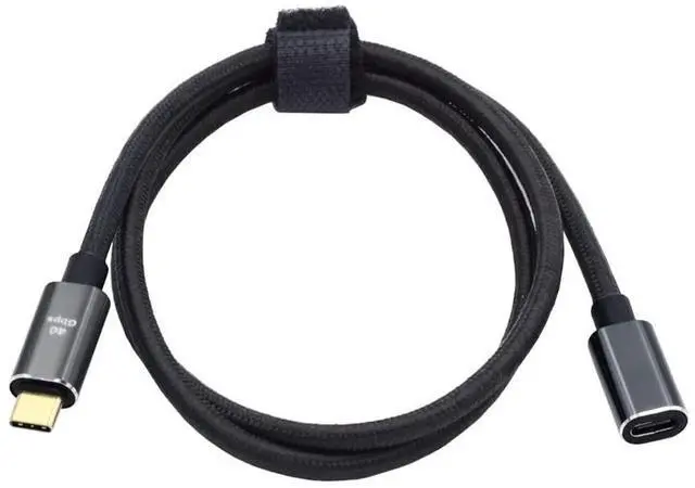 Alt view image 2 of 7 - 40Gbps USB4 Extension Cable Male to Female with 100W Charging and 8K@60Hz 30cm