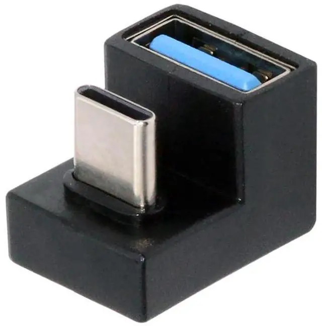 Main image of 360 Degree Up Down Angled Type-C USB-C OTG to USB 3.0 Female Extension Adapter for Cell Phone Tablet