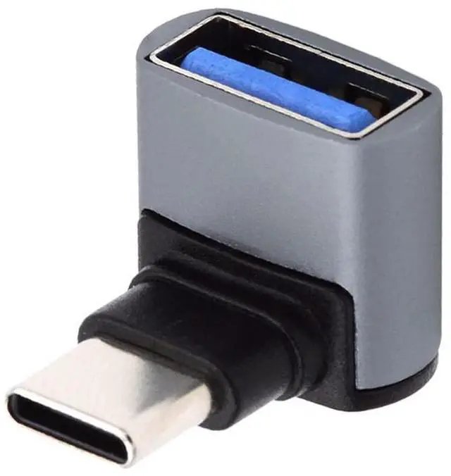 Main image of Up Down Angled USB-C Type-C to USB 3.0 Female OTG Adapter 90 Degree for Laptop Tablet Phone