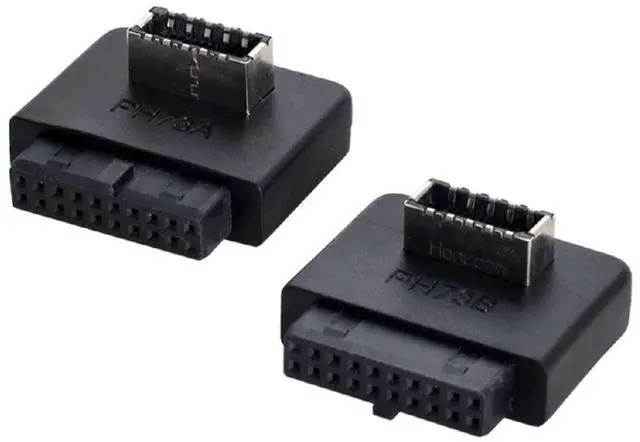 Main image of 2pcs USB 3.1 Front Panel Socket Key-A Type-E to USB 3.0 20Pin Header Male Extension Adapter for Motherboard
