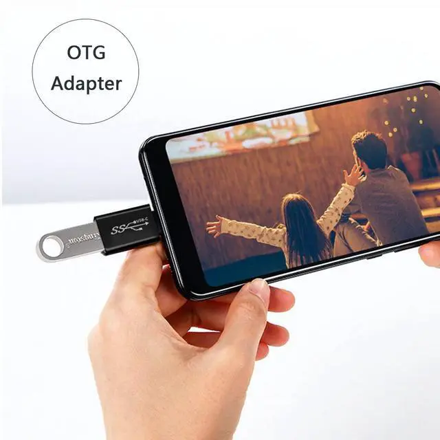 Alt view image 7 of 7 - 4pcs/lot USB 3.1 Type C Male Female to USB3.0 Type A Female OTG Data 10Gbps Adapter for Laptop & Phone