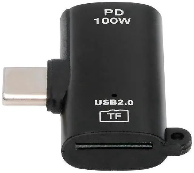 Main image of USB-C Type-C Host to TF Micro-SD T-Flash Card Reader OTG & 100W 480Mbps PD Power Adapter for Laptop Tablet Phone