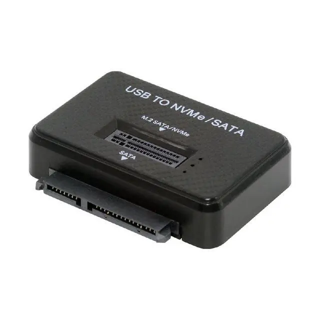 Main image of USB-C USB3.0 Type-C to M.2 NVME M-Key/SATA 2.5 Inch Dual SSD External PCBA Docking Vertical Case Enclosure