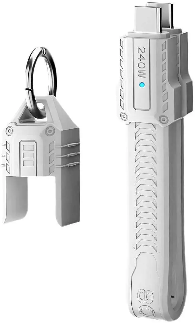 Main image of 240W 80Gbps Flat Slim FPC USB5.0 Cable, White
