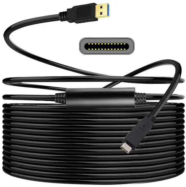 Main image of USB-C USB 3.1 Type C Male to USB3.0 Type A Male Data GL3523 Repeater Cable for Tablet & Phone & Hard Disk Drive 8M