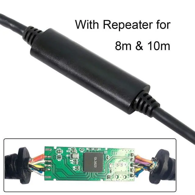Alt view image 6 of 7 - USB-C USB 3.1 Type C Male to USB3.0 Type A Male Data GL3523 Repeater Cable for Tablet & Phone & Hard Disk Drive 8M