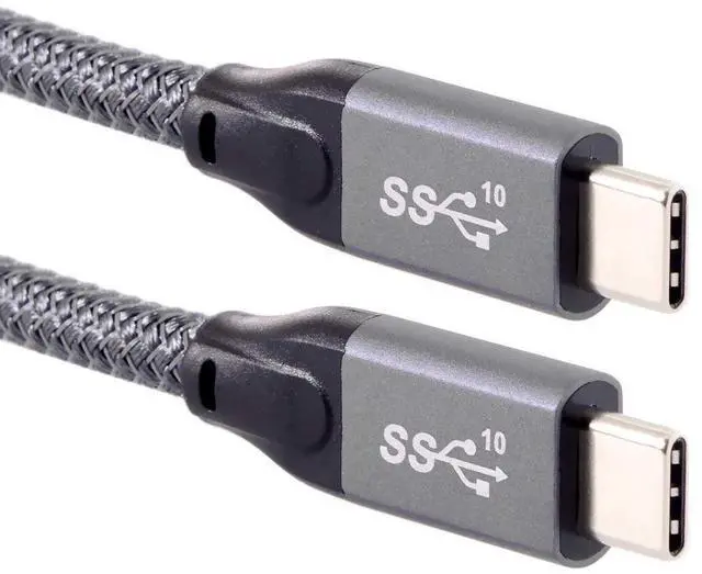 Alt view image 3 of 7 - 10Gbps USB-C USB 3.1 Type C Gen2 Male to Male Data Video 100W Cable with E-Marker for Tablet & Phone & Laptop 1M
