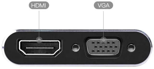 Alt view image 3 of 7 - USB 3.0 2.0 to HDMI VGA HDTV Adapter Cable External Graphics Card for Windows Laptop