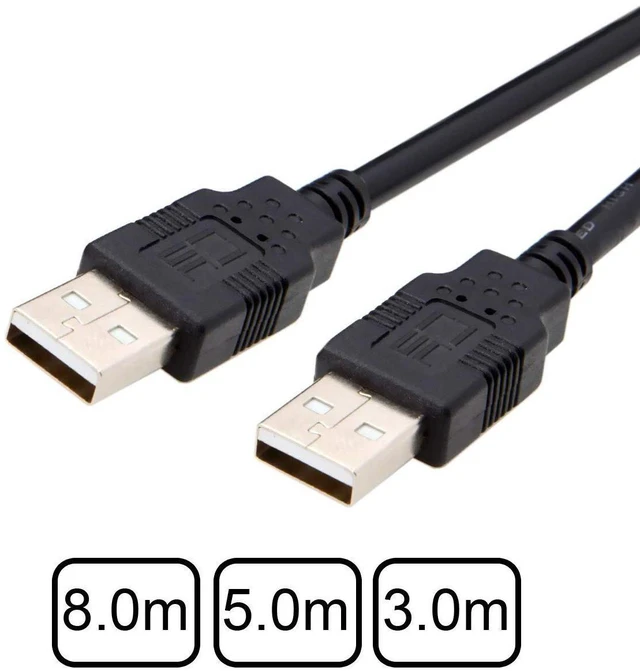 Alt view image 2 of 6 - 8m 5m 3m USB Type-A Male to USB 2.0 Male Data Cable for Hard Disk & Scanner & Printer (5m)