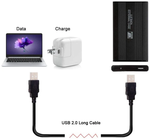 Alt view image 6 of 6 - 8m 5m 3m USB Type-A Male to USB 2.0 Male Data Cable for Hard Disk & Scanner & Printer (5m)
