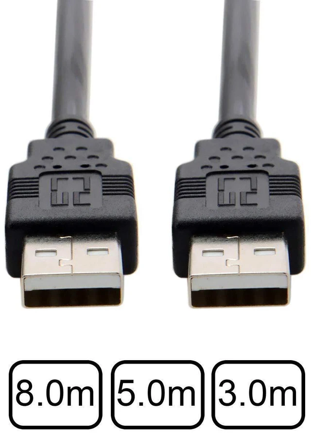 Alt view image 5 of 6 - 8m 5m 3m USB Type-A Male to USB 2.0 Male Data Cable for Hard Disk & Scanner & Printer (5m)