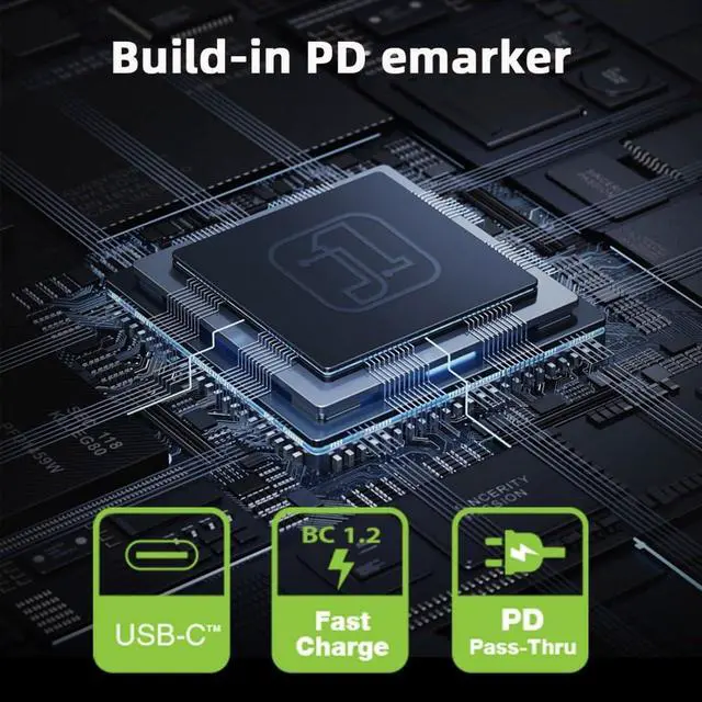 Alt view image 6 of 7 - USB C Digital Display Adapter, USB 4.0 Type C Male to Female 180 Degree Angled 40Gbps 8K@60Hz Data Transfer PD 140W Fast Charging Power Meter Tester Converter Adapter