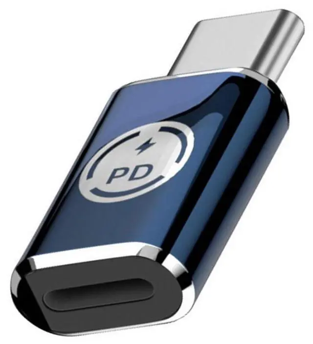 Main image of USB C to 8P Converter USB C PD 27W Power 480Mbps Data Adapter Compatible with Phone & Andtoid & Tablet