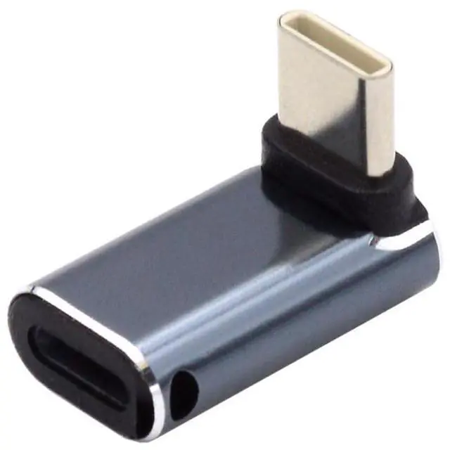 Main image of USB C to 8P Converter USB C PD 27W Power 480Mbps Data 90 Degree UP Angled Adapter Compatible with Phone & Andtoid & Tablet