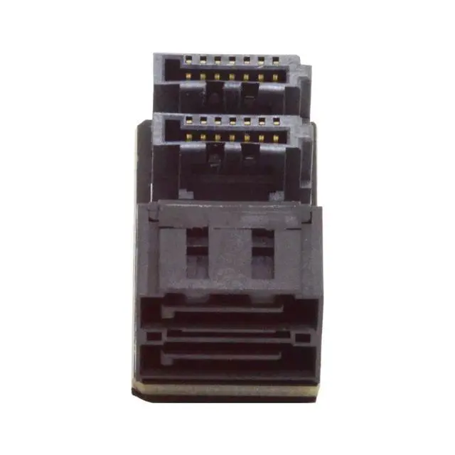Alt view image 7 of 7 - Dual SATA 7Pin Male to 7Pin Female Vertical 90 Degree Angled Expansion Adapter Low Profile for Desktops SSD HDD Mainboard Motherboard