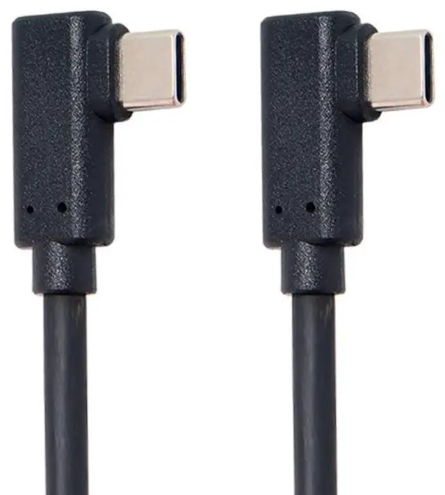 Main image of USB C to C Cable USB 3.1 Gen 2 10Gbps USB C Male to Male 90 Degree Angled PD 65W Fast Charging Extension Cable 1.0M