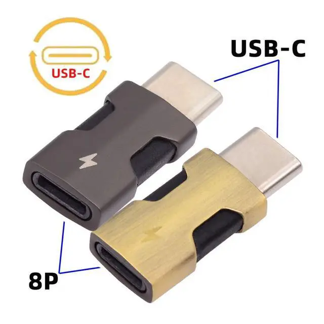 Alt view image 6 of 7 - 2 Pack 8P to USB C Converter USB C PD 27W Power 480Mbps Data Adapter Compatible with Phone & Android & Tablet