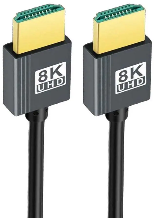 Main image of HDMI 2.1 Cable,HDMI Male to Male 8K@60Hz 4K@120Hz 48Gbps Ultra High-Speed Flexibility Gold-Plated Cable 1.0M for TV, Monitor, Computer